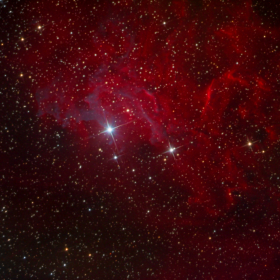 Ic405 Flaming Star Nebula