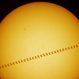ISS Solar Transit 4-3-21